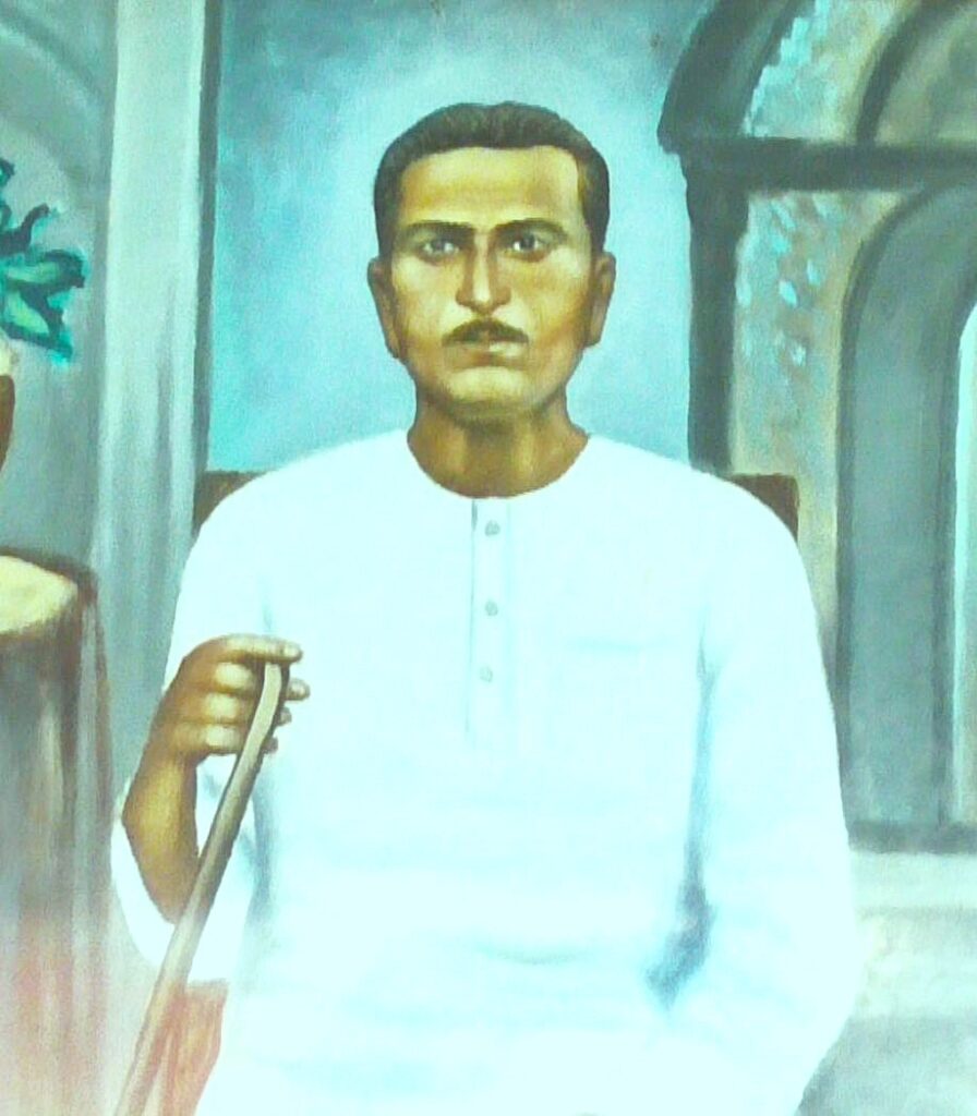 अगस्‍त क्रान्ति के शहीद, अमीर सिंह का तैल चित्र