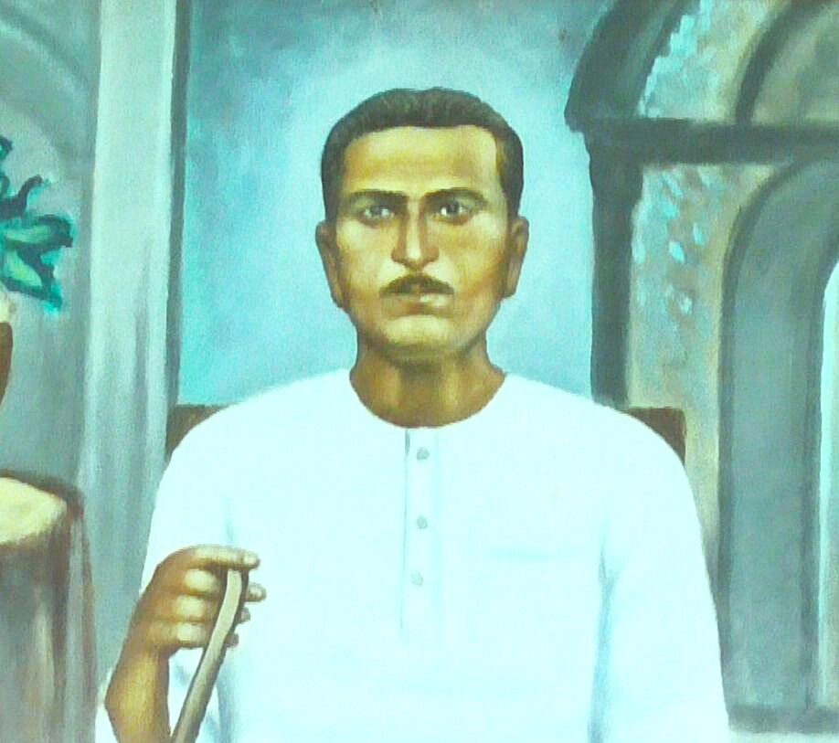 अगस्‍त क्रान्ति के शहीद, अमीर सिंह का तैल चित्र