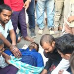 ताजपुर में अपराधियों का तांडव: युवक को गोलियां दागकर उतारा मौत के घाट, एनएच जाम