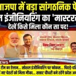 बिहार भाजपा में बड़ा सांगठनिक फेरबदल: सोशल इंजीनियरिंग का ‘मास्टरस्ट्रोक’, देखें किसे मिला कौन सा पद!