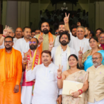 बिहार विधान परिषद चुनाव के लिए सम्राट चौधरी की मौजूदगी में एनडीए का महा-नामांकन, पवन सिंह की धमाकेदार एंट्री से विपक्ष चित; मंत्री दीपक प्रकाश का कटा पत्ता, कुर्सी पर मंडराया संकट!