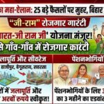 सम्राट कैबिनेट का महा-ऐलान, 25 बड़े एजेंडों पर मुहर से बदलेगी बिहार की सूरत, युवाओं के लिए खुली ‘जी-राम’ रोजगार गारंटी!